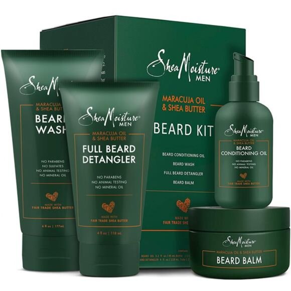 Beard-Care Kit for Men, Includes Wash, Balm, Oil,Conditioner,Natural Shea Butter